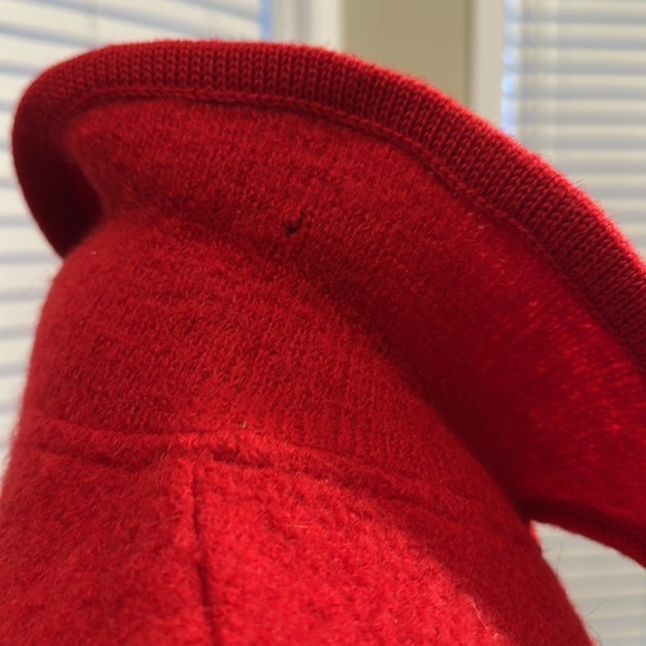 Vintage Red Wool Sweater Jacket Size Large - Picture 13 of 13